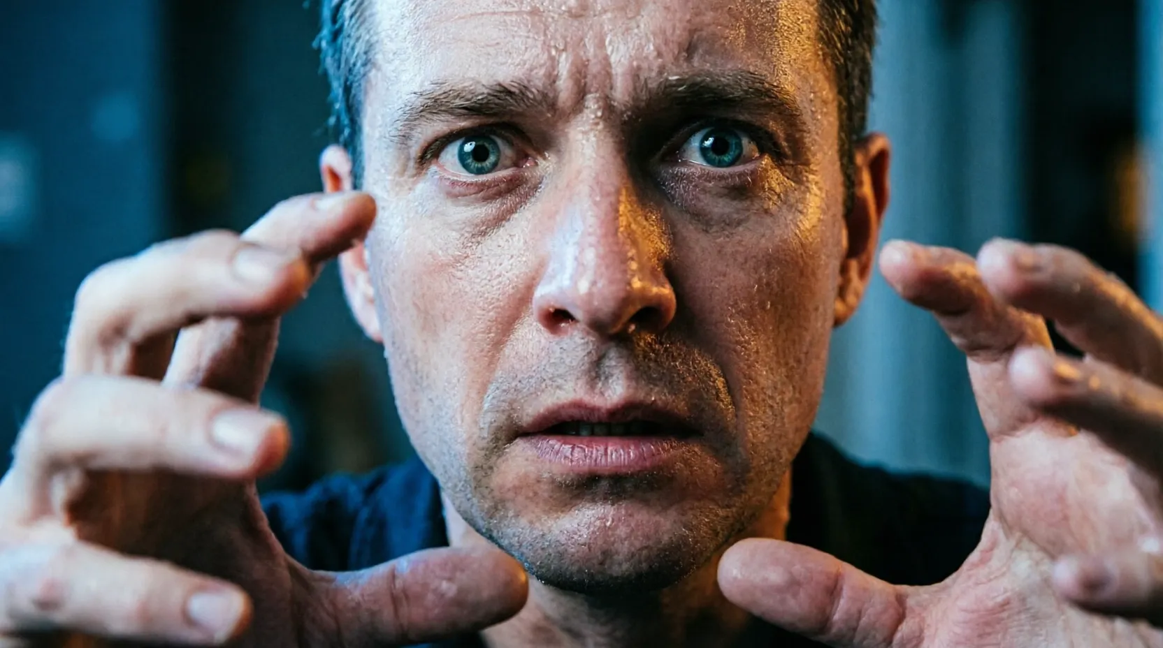 Мужчина в белой горячке